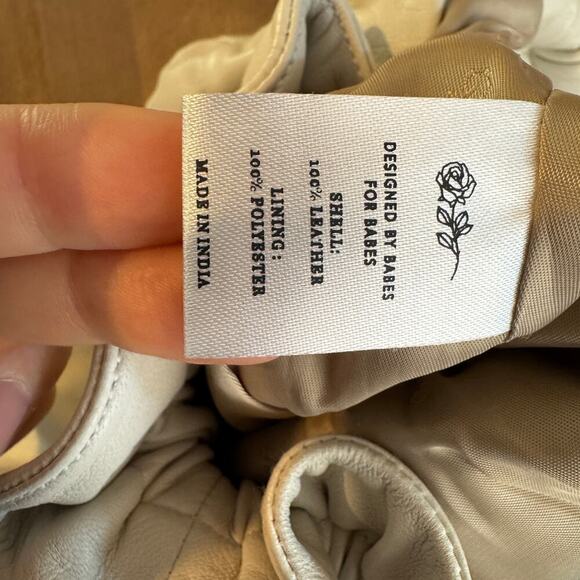 NWT GRLFRND Shea Leather Shorts - Picture 9 of 11